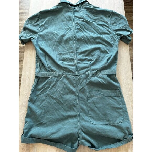 Pistola Parker Romper in Meadow Green Size Large Short Sleeve Shorts - Picture 9 of 9